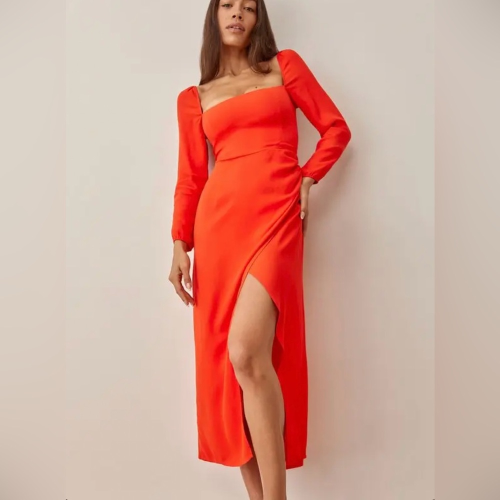 Reformation Hilda Dress in Paprika